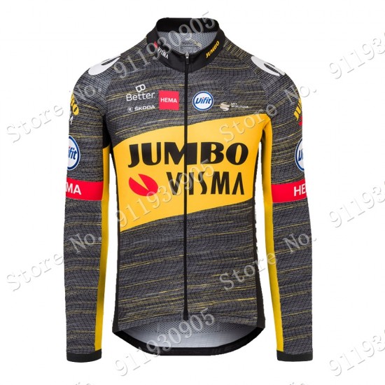 Jumbo Visma Tour De France 2021 Trikot Radtrikot Langarm 518 ln0Qr