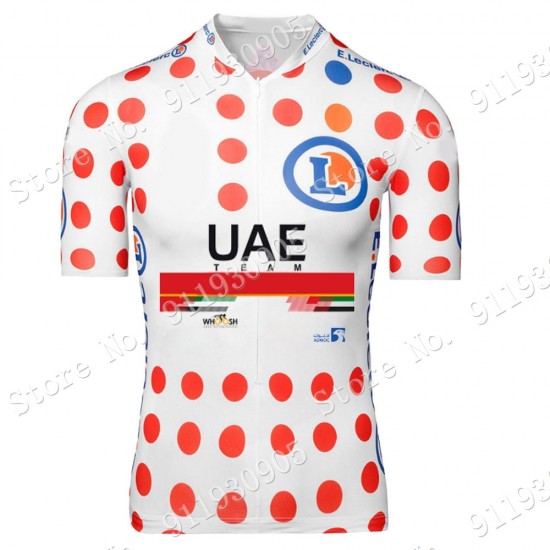 Polka Dot UAE Emirates Tour De France 2021 Fahrradtrikot Radsport 568 ds8nq