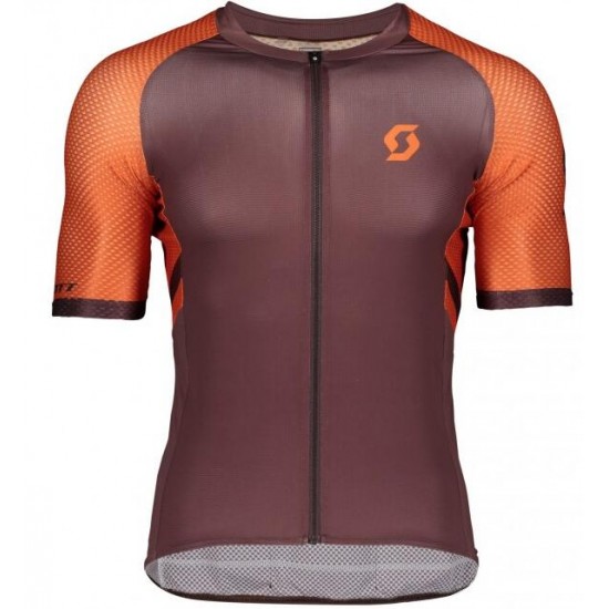 SCOTT RC Premium Climber 2020 Radtrikot kurzarm Orange Fluo