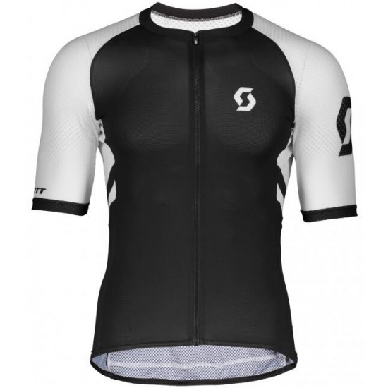 SCOTT RC Premium Climber 2020 Radtrikot kurzarm Schwarz/Weiß