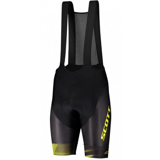 SCOTT RC Pro+++2020 Trägerhose kurz Schwarz/Gelb