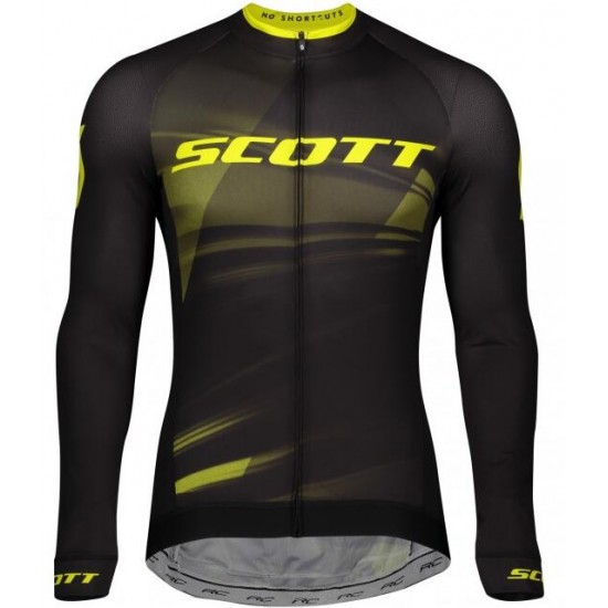 SCOTT RC Pro Radtrikot langarm 2020 Schwarz