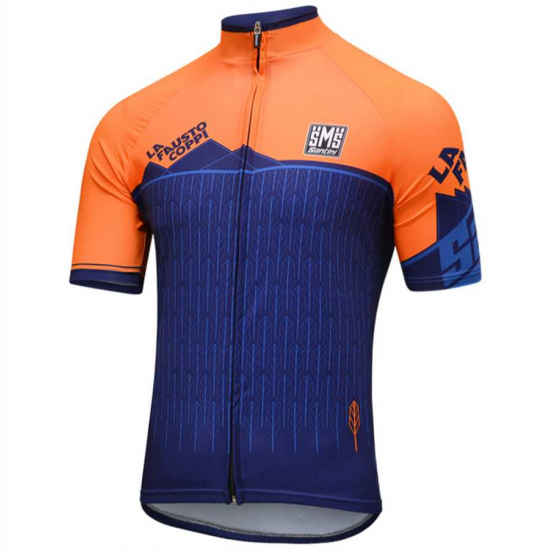 2016 Fahrradtrikot Radsport blau oranje MP9U0