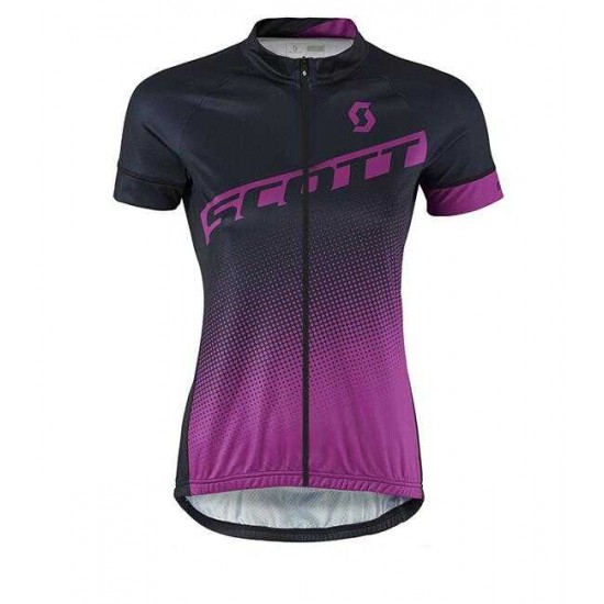 2016-2017 Scott Fahrradtrikot Radsport Trikot purper Damen WZ9DG