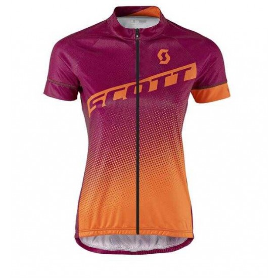 2016-2017 Scott Fahrradtrikot Radsport Trikot oranje Damen SD6X0