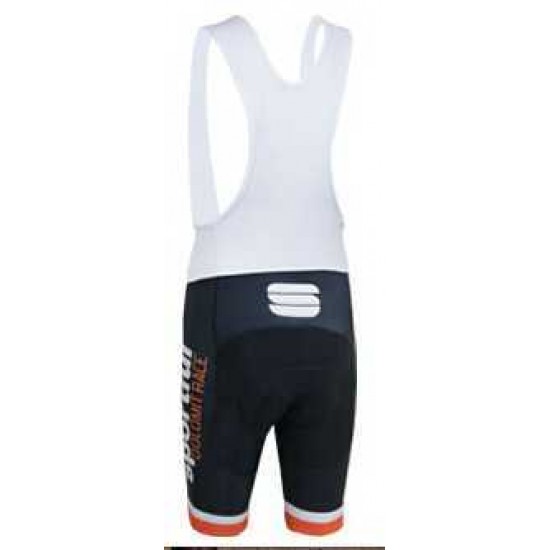 2015 Sportful weiß Schwarz orange Kurz Radhose R3QB4