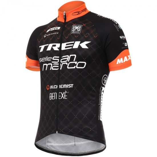 2017 Trek Fahrradtrikot Radsport oranje Schwarz MS1EK