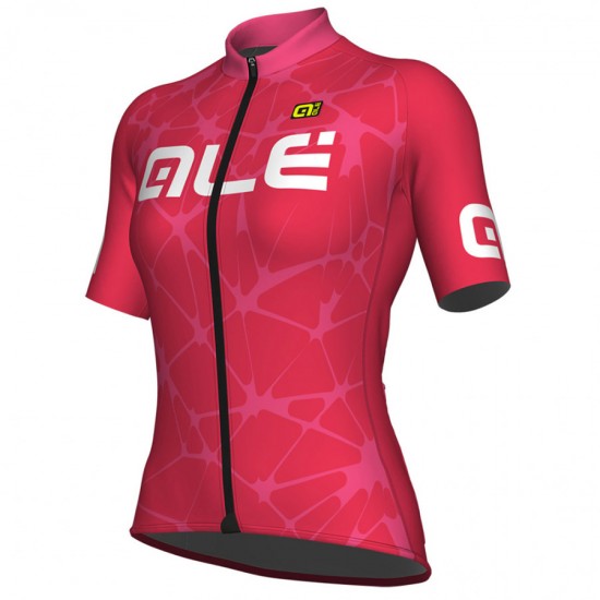 Damen Ale Solid Cracle-roze Fahrradbekleidung Radtrikot OHKEB