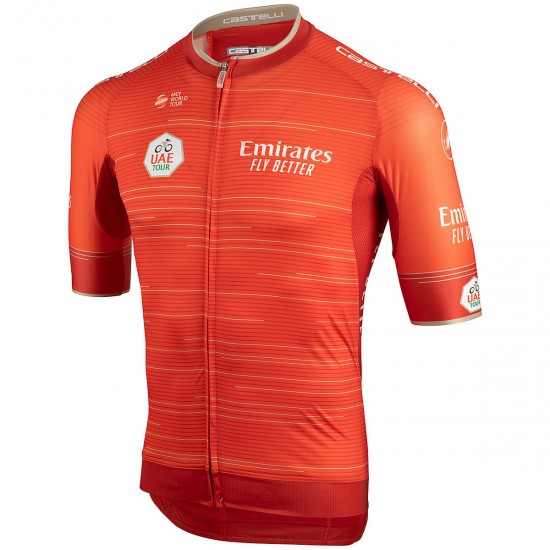 UAE Tour 2019 Red Fahrradbekleidung Radtrikot U6DZ4